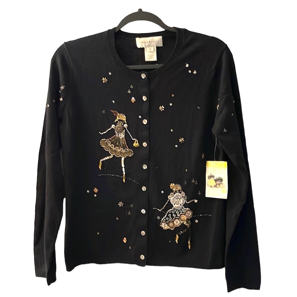 New! Susan Bristol Detailed Cardigan